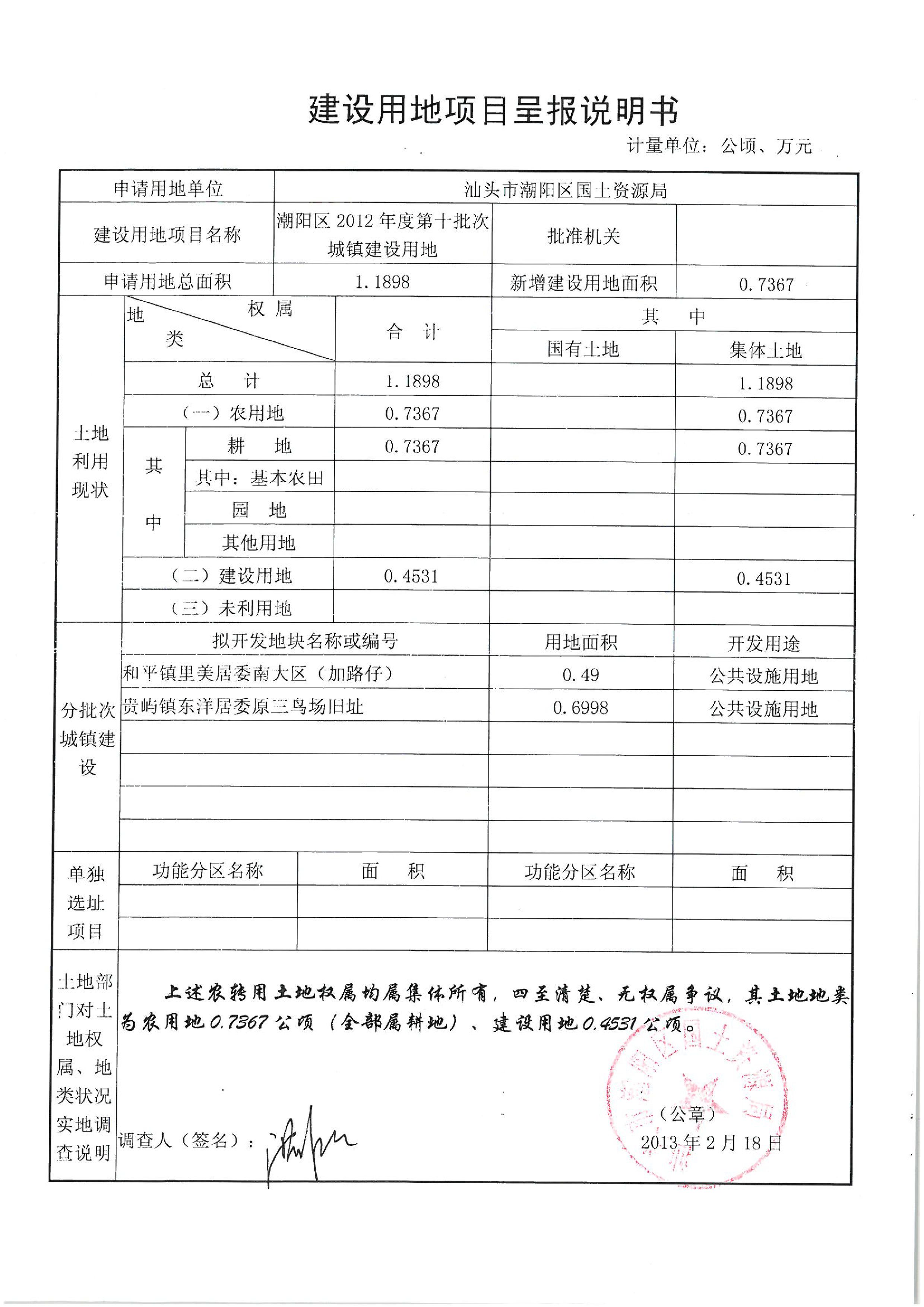 2012年度第十批次“一书四方案”