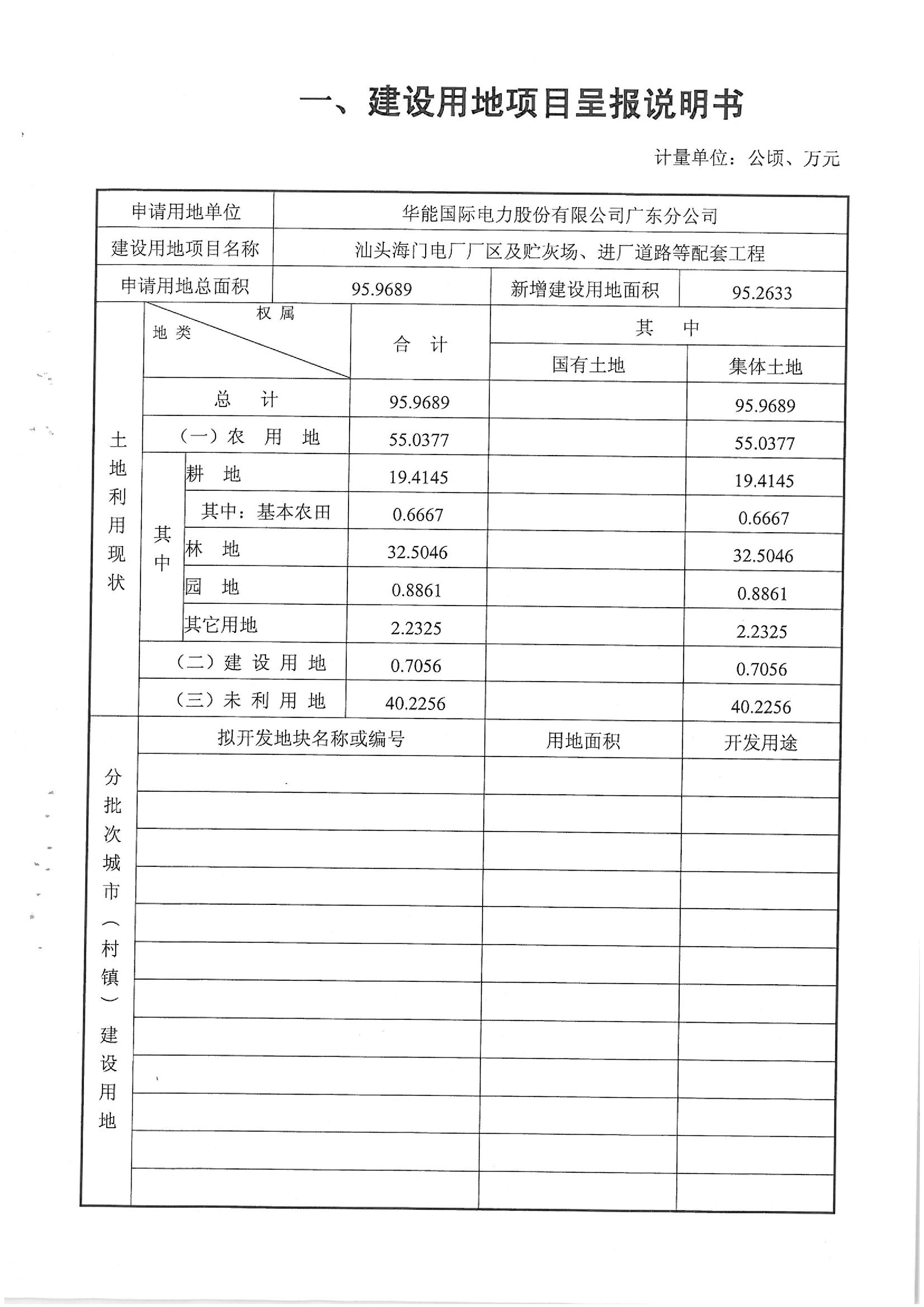 华能国际电力股份公司广东分公司汕头海门电厂“一书四方案”