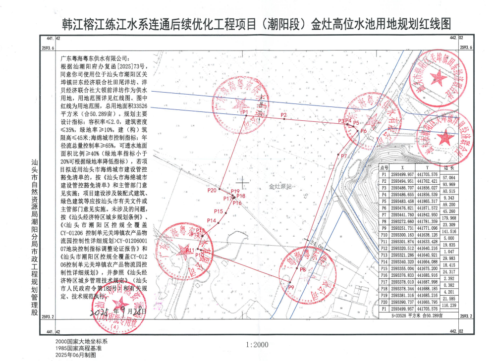 韩江榕江练江水系连通后续优化工程项目（潮阳段）金灶高位水池用地规划红线图.png